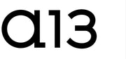 Black 'a13' text on a white background.