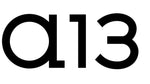 Black 'a13' text on a white background.