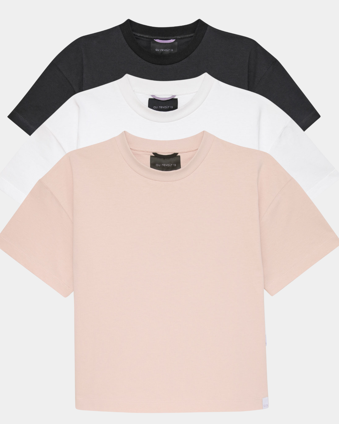 3-Pack Cropped Tees Bundle