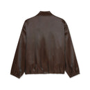 Iridescent copper jacket displayed on a white background.