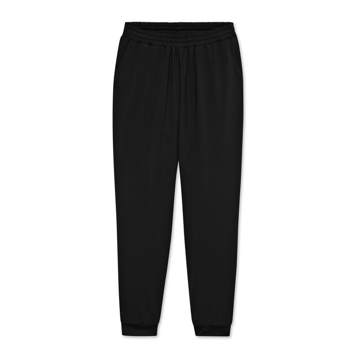 Black pants on a white background