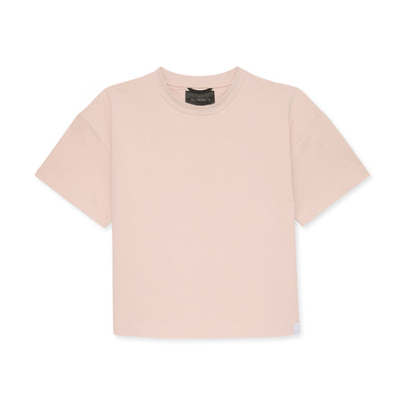 Pink t-shirt on a white background
