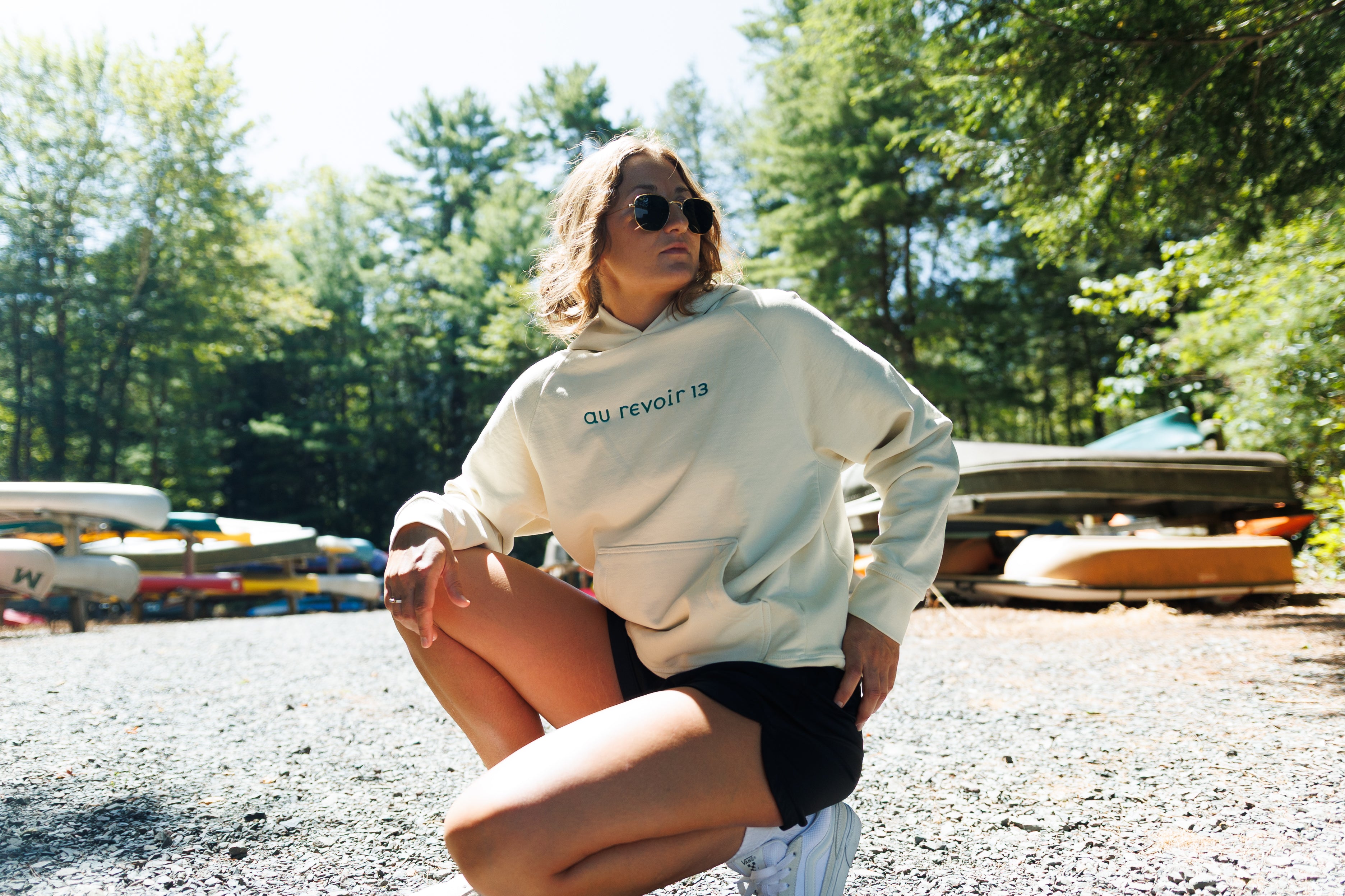 Avec Toi Hoodie - Cream